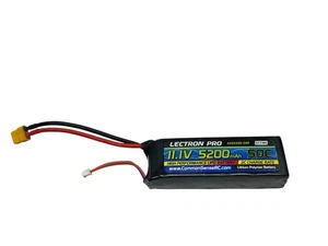 Lectron Pro 5200Mah 50C 11.1V 3S Soft Lipo Pack W Connettore XT60 Parte Rc #16157 - Foto 1 di 9