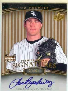 2008 UD Premier Rookie Autograph Lance Broadway White Sox - Picture 1 of 1