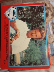 Sk30 Superman II Movie SINGLE Non-Sport Trading card by Topps 1981 No 121 - Picture 1 of 1