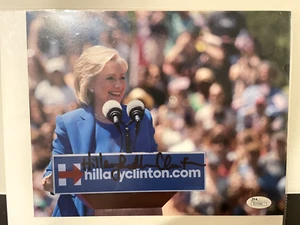 Hillary Rodham Clinton 8x10 Photo - Full signature auto signed JSA authenticated - Picture 1 of 4