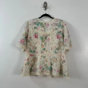 Cato Limited Edition Floral Cottagecore Blouse Womens Size XL Bloomcore Delicate - Picture 1 of 13