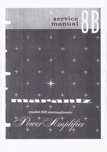 Service manual for Marantz 8 B - Picture 1 of 1