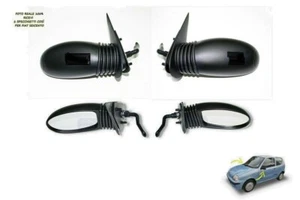 KIT SPECCHI SPECCHIETTI RETROVISORE DX + SX C/LEVA FIAT SEICENTO 600 DAL 1998 - Foto 1 di 1