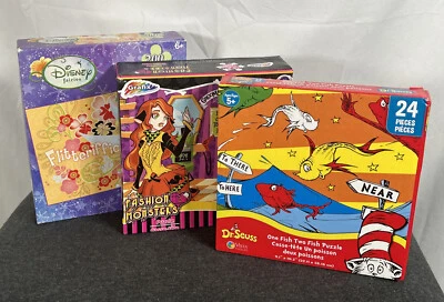 批量 3 个流行儿童角色拼图 — 第 1/4 张图片