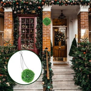 Hanging Topiary Ball Artificial Topiary Ball with Chain for Wedding Backyard - Picture 1 of 12