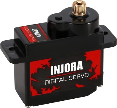 RC Servo 12g Digital V2 Servo with Metal Mount and 15T Arm for AX24 Axial SCX... - Image 1 of 4