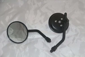 Specchi retrovisori in acciaio colore nero Ø 80mm - Imagen 1 de 1