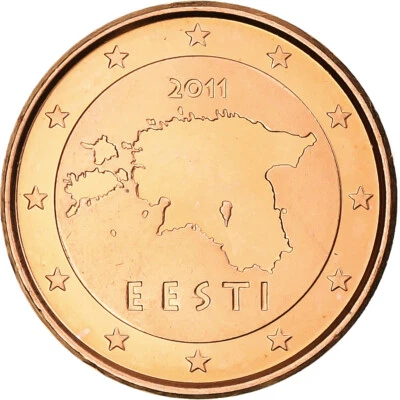 [#1179749] Estonia, Euro Cent, 2011, Vantaa, BU, MS, Copper Plated Steel, KM:61 - Image 1 of 2