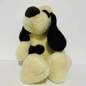 1996 Manhattan Toy Company Puppy Dog Plush Brown/Light YellowEye Soft 14” - Picture 1 of 11