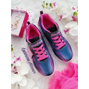 Skechers Niñas Microspec Rejoice Racer Zapato Deportivo para Correr Tenis Juveniles Talla 4 - Imagen 1 de 6