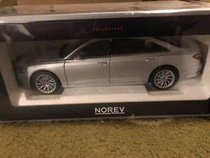 1:18 Audi A8 2018 Norev Silver Rare - Picture 1 of 8