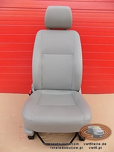 Fahrersitz seat front driver VW T5 GP UK passenger SKY armrests | Kunstleder - Imagen 1 de 1
