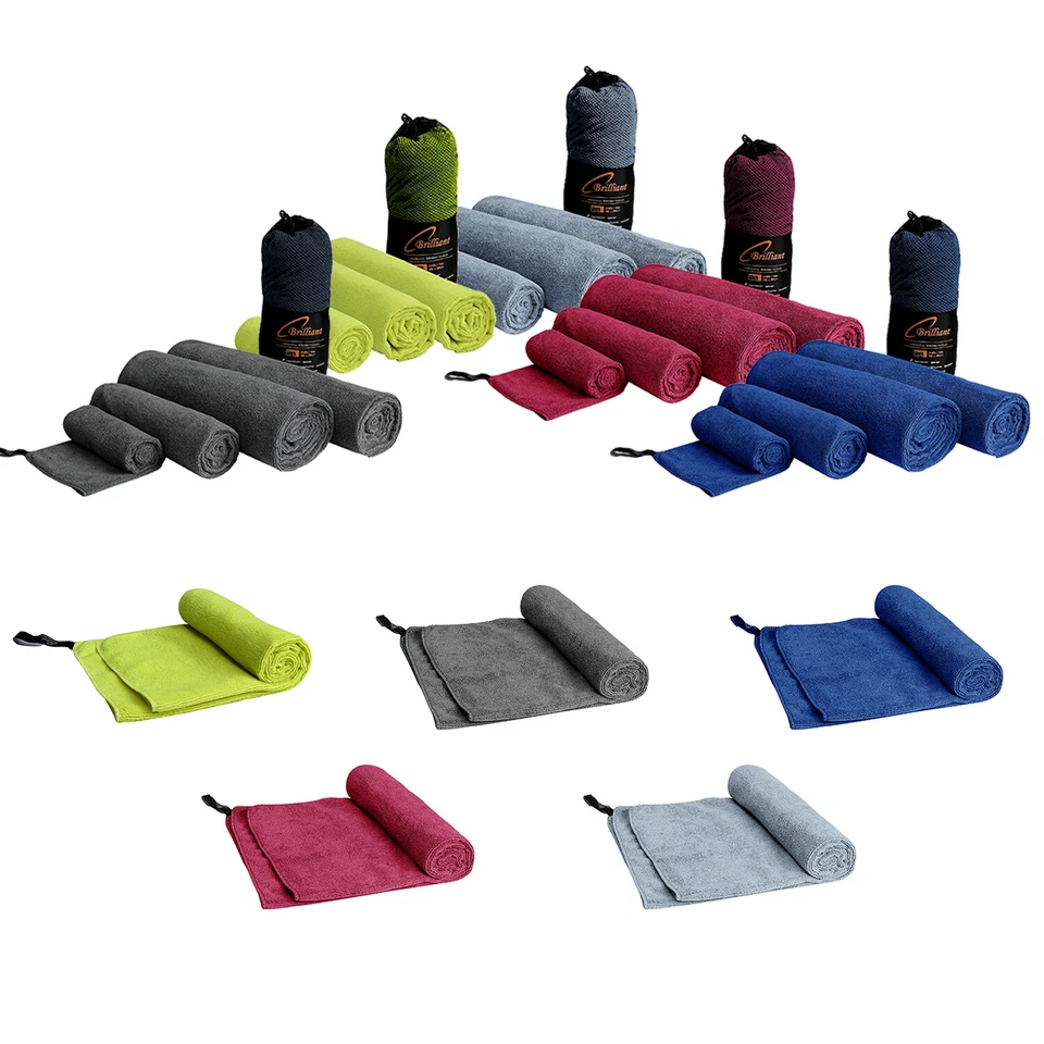 Mikrofaser Sporthandtuch Microfaser Handtuch Badetuch Strandtuch Reisehandtuch