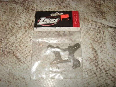 RC Losi TEN Front Shock Tower CNC Aluminum Gray Hard (1) B2167 2167 - Image 1 of 2