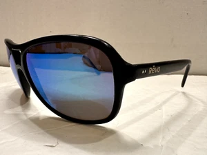 Vintage Revo Grand Horizon Aviator Sunglasses Blue Mirror Lenses With Case - Picture 1 of 22