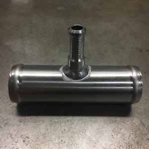 38 mm x 120 mm x 14 mm Aluminium T-Stück Rohrverbinder - 3-fach Verbinder mit Widerhaken - Bild 1 von 7