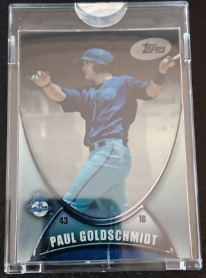 2011 eTopps Minor League Paul Goldschmidt RC #28 44/749 Jersey # NM/MT ARIZONA - Image 1 of 2