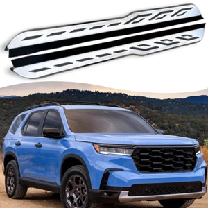 2Pcs Running Board Side Step Pedals Nerf Bar Fits for Honda Pilot 2023 2024 2025 - Picture 1 of 7