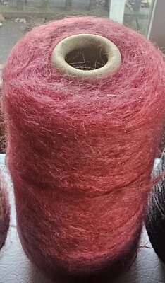 Fluffy Italian Mohair Yarns, 1 lb / 450 grams cone - Image 1 of 3