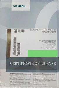 SIMATIC S7, Easy Motion Control V2.1 SP3 Oprogramowanie uruchomieniowe nr 6ES7864-0AC01-0YX0 - Zdjęcie 1 z 2