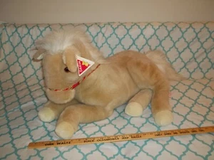 Vtg 1991 DAKIN Large Plush Chestnut Brown Horse Pony Stuffed Animal W/Tags CLEAN - Picture 1 of 12