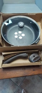 SENSARTE 12 Inch Nonstick Deep Frying Pan5 Qt Non Stick Saute Pan with LidLar... - Picture 1 of 2