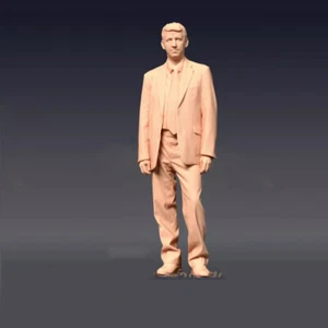 1/64 1/43 Man in suit tie Scene Props Miniatures Figures Model For Cars Vehicle - Picture 1 of 8