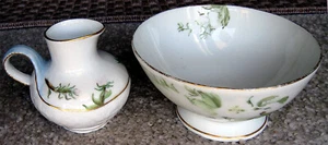 Vintage Ceramic Sugar Bowl & Creamer set - Picture 1 of 3