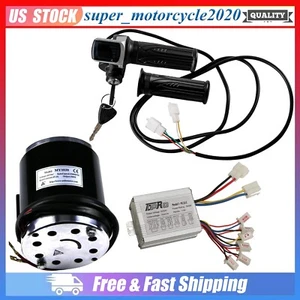 Controlador de motor de cepillo 24V 500W LCD empuñaduras de acelerador para bicicleta eléctrica Go Kart Razor MX350 - Imagen 1 de 24