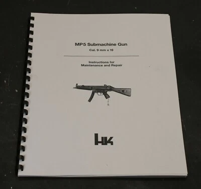 Manual de instrucciones de ametralladora HK MP5 para mantenimiento y reparación Foto 1 de 4