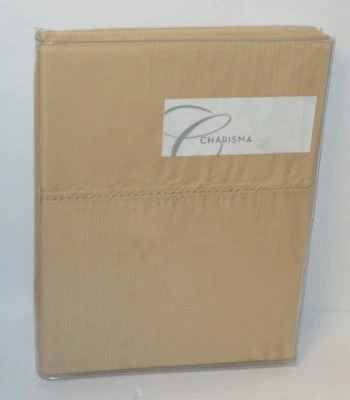 Juego de fundas de almohada Charisma Madison Pecan Stripe King nuevas 450TC algodón Supima Foto 1 de 3