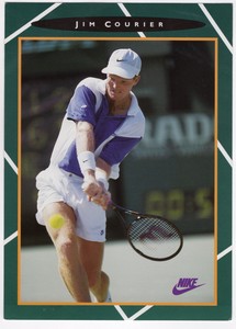Nike Australia Tennis Card Jim Courier 1999