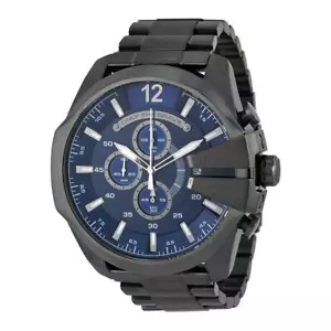 Reloj De Hombre DIESEL MEGA CHIEF DZ4329 Acero Chrono Gris Azul Oversize XL - Imagen 1 de 1
