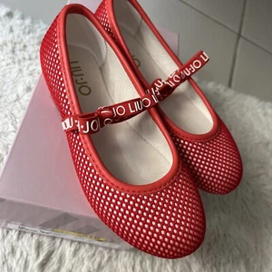 Neu Liu Jo Ballerina Mädchen 30 Rot Netz - Bild 1 von 5
