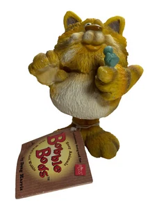 Russ Berrie "Cleo" Cat Bobble Bods #24295 Doug Harris Zany Animals 4" Figure - Picture 1 of 12
