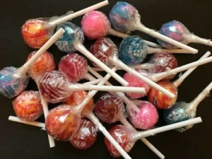 ORIGINAL GOURMET "MINI" LOLLIPOPS Suckers Individual Pops {BULK CANDY- 25 POPS} - Picture 1 of 3