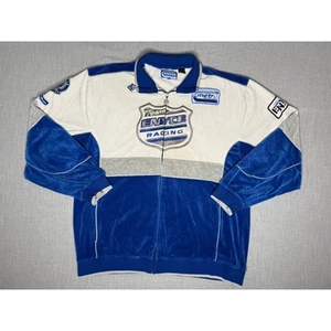 Vintage Enyce Performance Systems Racing Velour Track Jacket XL - Picture 1 of 8