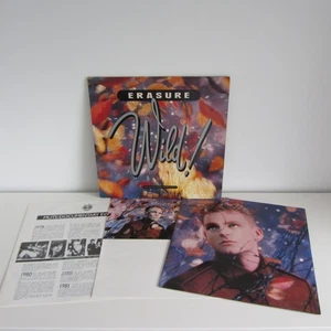 ERASURE - Wild! - With inserts - NM/EX+ 1989 MUTE STUMM 75 Vinyl LP Record - Picture 1 of 11