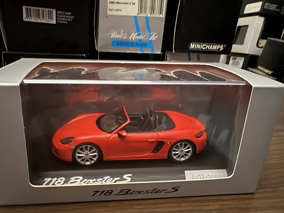1/43 Minichamps Dealer Edition 2021 2022 2023 2024 2025 Porsche 718 Boxster S  - Image 1 of 1