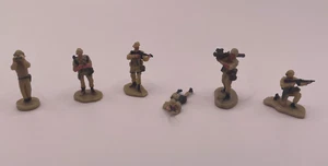 Micro Machines Soldatini Militari Figurine Deserto Mimetico lotto di 6 nr1 - Foto 1 di 5