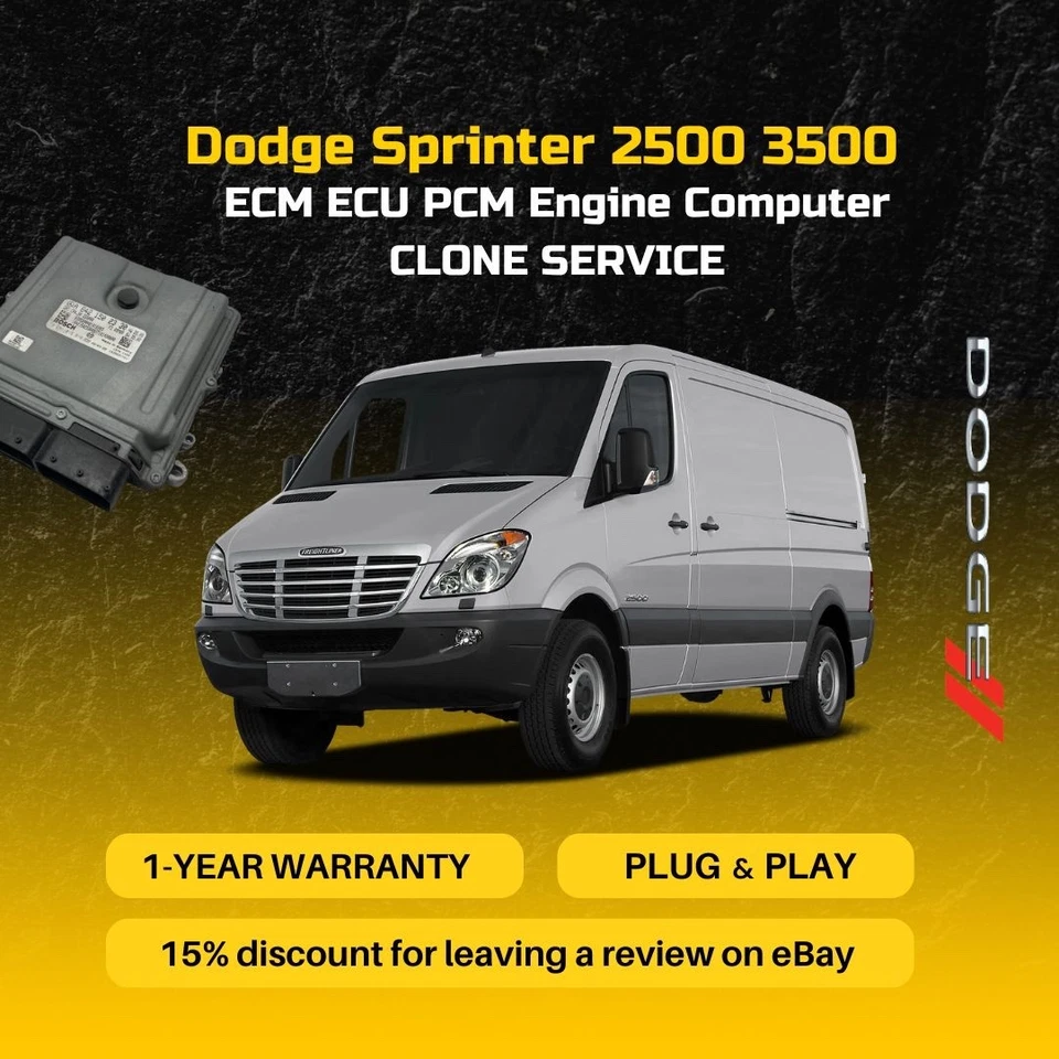 ECM ECU PCM | Motor Computador CLONE SERVICE para 03-18 Dodge Sprinter 2500 3500 - Imagem 1 de 3