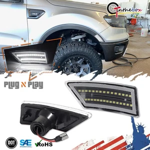 Luz marcadora frontal LED completa blanca transparente para Ford Ranger XL XLT Lariat 19-22 - Imagen 1 de 12