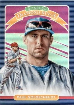Paul Goldschmidt 2020 Donruss #25 Holo Purple St. Louis Cardinals - Image 1 of 2