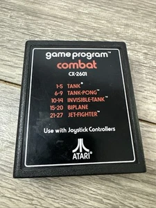 Combat (Atari 2600, 1977) Game Program Cartridge Only CX-2601 - Picture 1 of 7