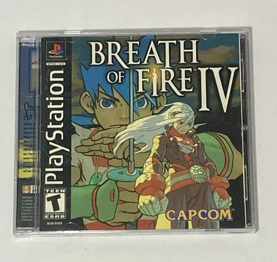 AUNTHENTIC BREATH OF FIRE 4 Sony Playstation PS1 2000 CIB Complete Video Game - Image 1 of 4