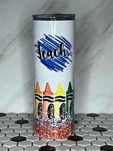 Teachers 20oz Skinny Tumbler Teacher Appreciation - Picture 1 of 6
