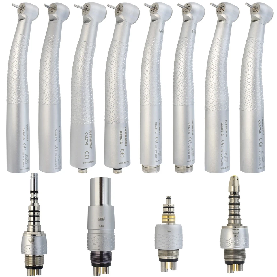 COXO Dental Fiber Optic Handpiece CX207-G Turbine For KAVO Sirona NSK Coupling - Image 1 of 4