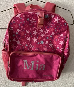 American Girl Puppe MIA Rucksack rosa blaugrün lila Sterne geometrisch zurück zur Schule - Bild 1 von 8