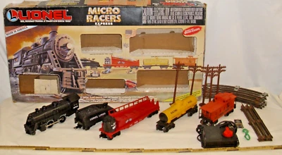 LIONEL MICRO RACERS EXPRESS 5 PIECE TRAIN SET 1989 6-11771 BOXED - Image 1 of 4