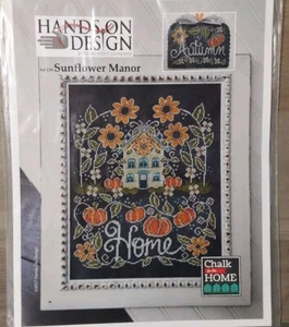 Hands on Design Cross Stitch Pattern Sunflower Manor 2017 - Picture 1 of 3